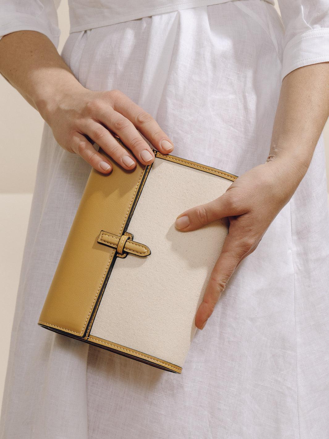 The Small Soft Clutch in Natural Fiber Product Image