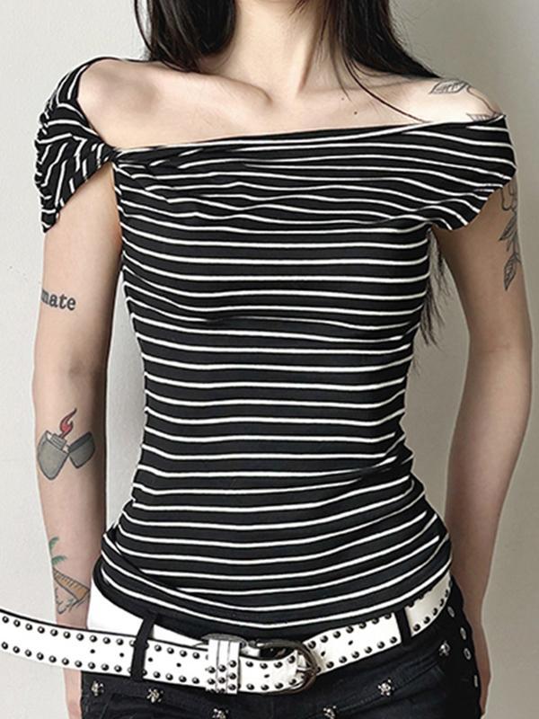 Striped Short Sleeve Tee Product Image