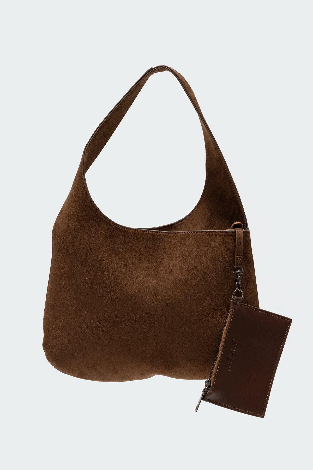 Faux Suede Shoulder Bag Product Image