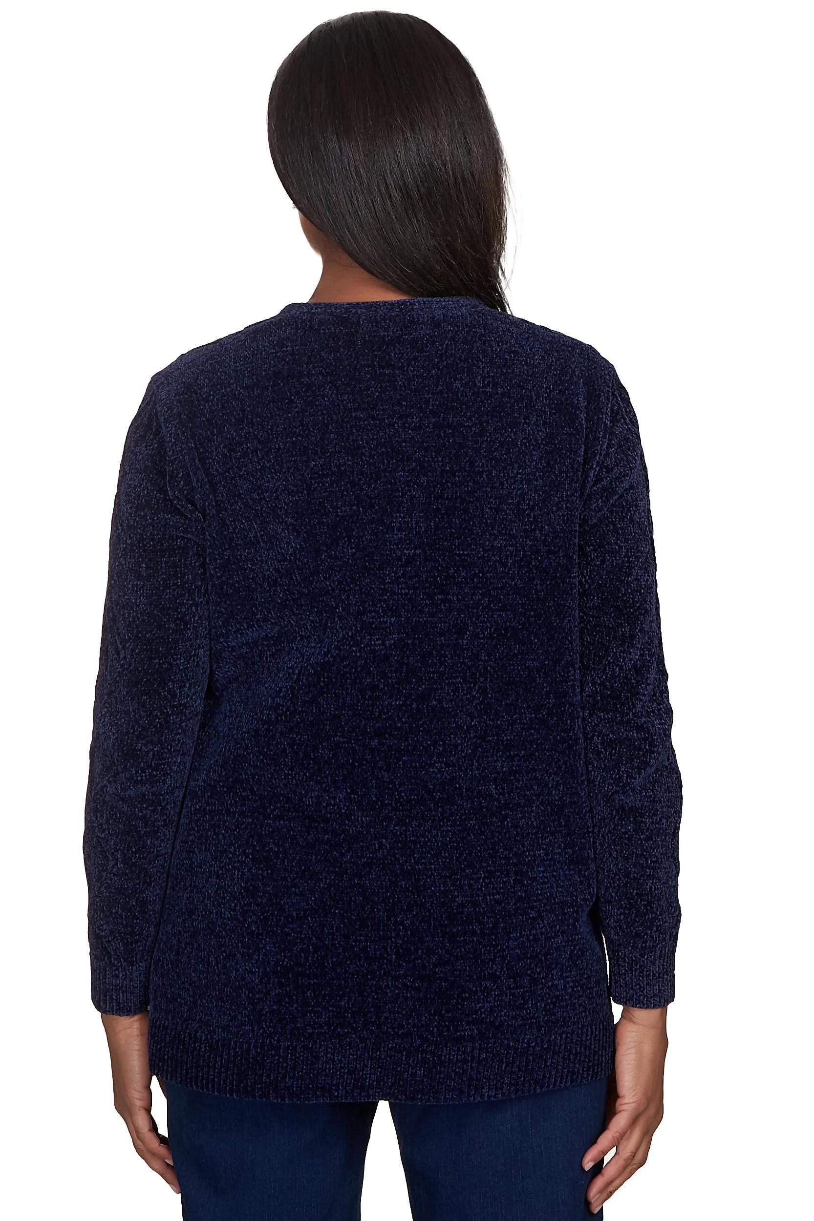 Chenille Long Open Cardigan Product Image