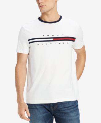 Men's Tommy Hilfiger Tino Logo Tee, Size: XL, Blue Product Image