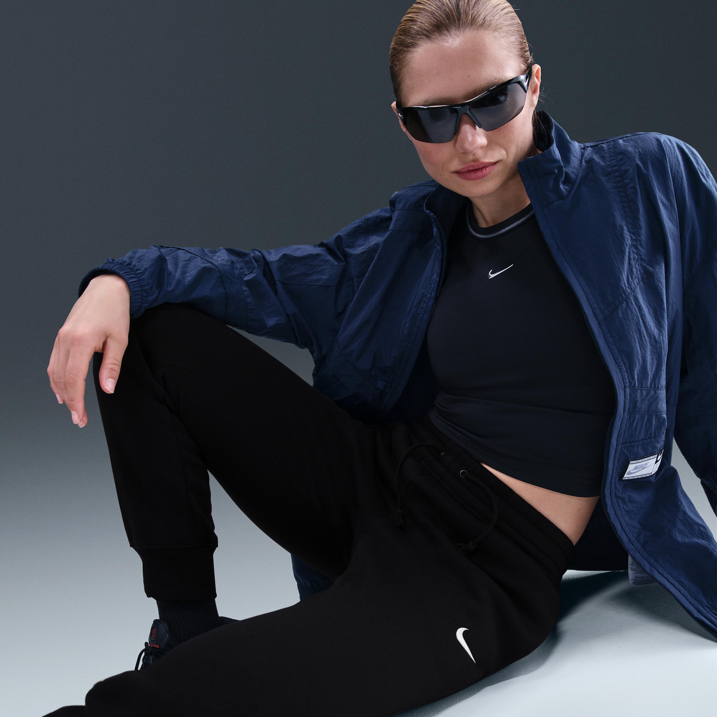 Womens Nike Sportswear Phoenix Fleece Mid-Rise Sweatpants | FZ7626-010 Product Image