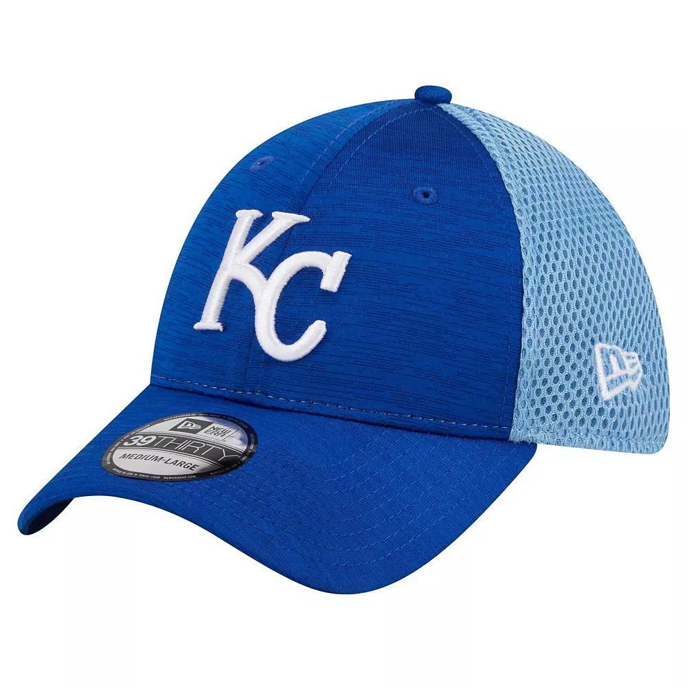 Men's New Era Royal Kansas City Royals Neo 39THIRTY Flex Hat, Size: Medium/Large, Blue Product Image