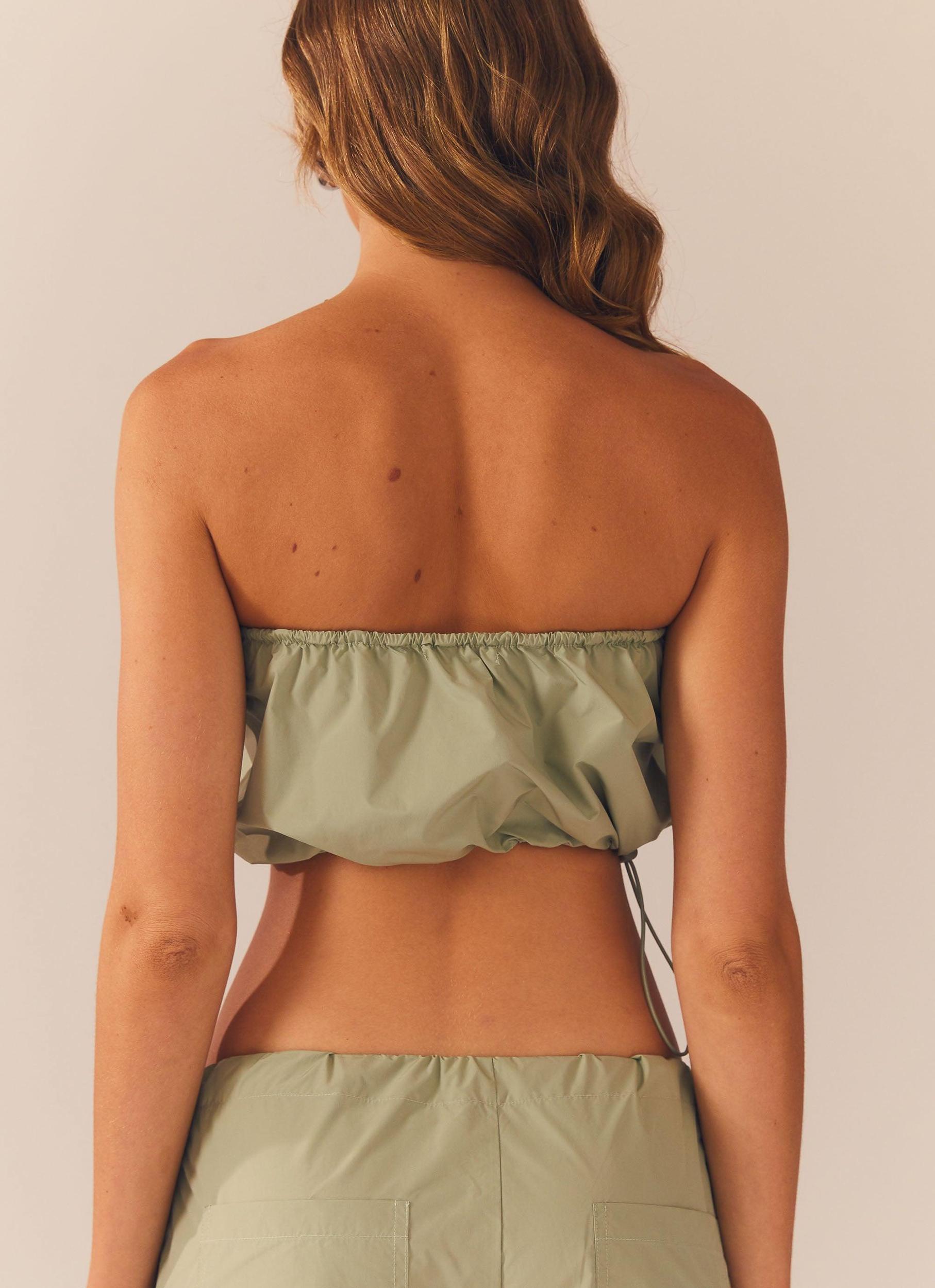 Acid House Drawstring Top - Fern Product Image