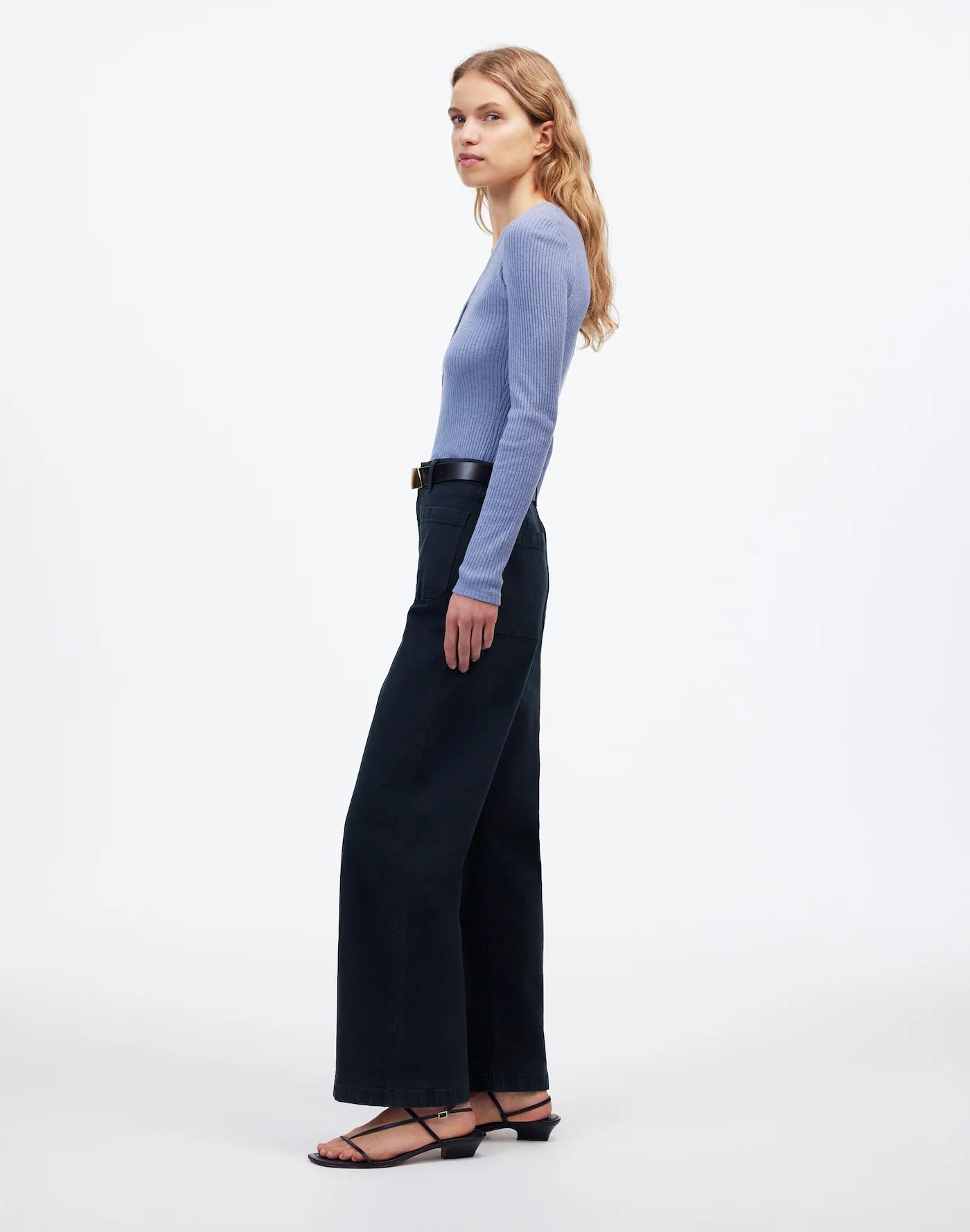 The Emmett Wide-Leg Pant: Patch Pocket Edition Product Image