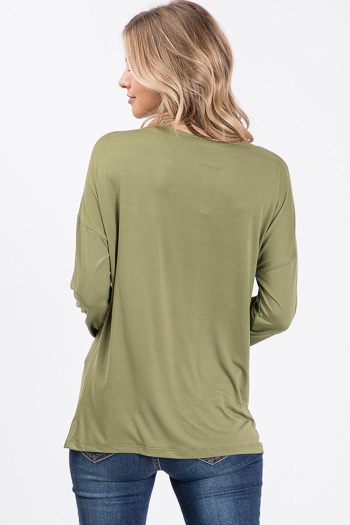 Ruffle Tiered Drop Shoulder Top Product Image