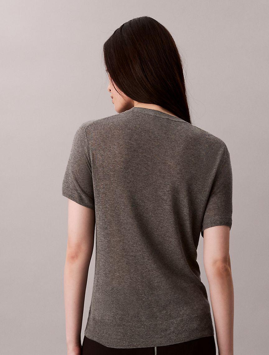 Viscose Short Sleeve Sweater  Product Image