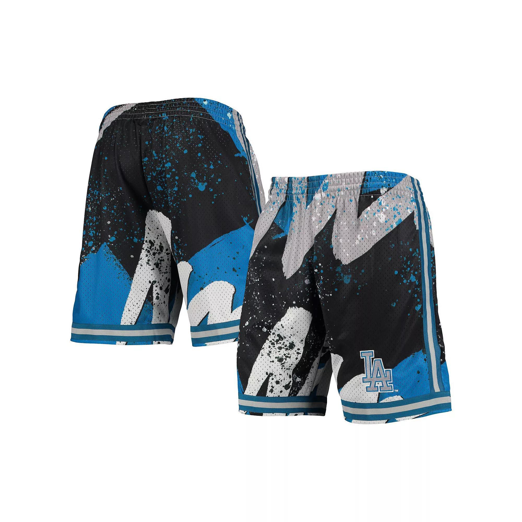 Men's Mitchell & Ness Royal Los Angeles Dodgers Hyper Hoops Shorts, Size: Large, Blue Product Image