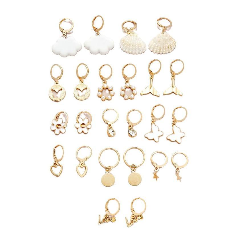 Metallic Drop Earring Set Product Image