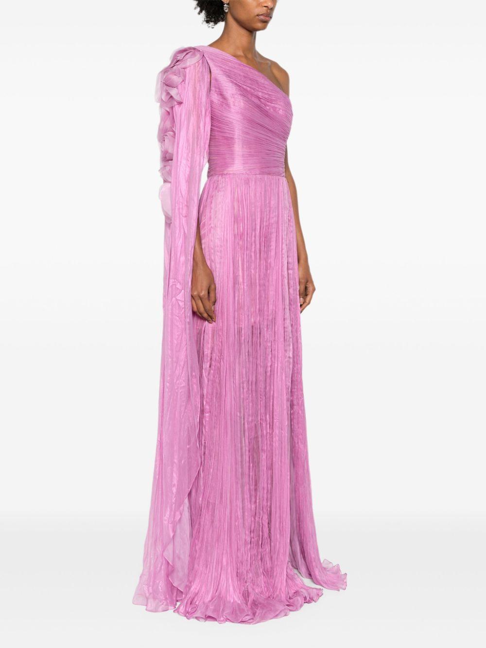 Margiela metallic chiffon maxi dress Product Image