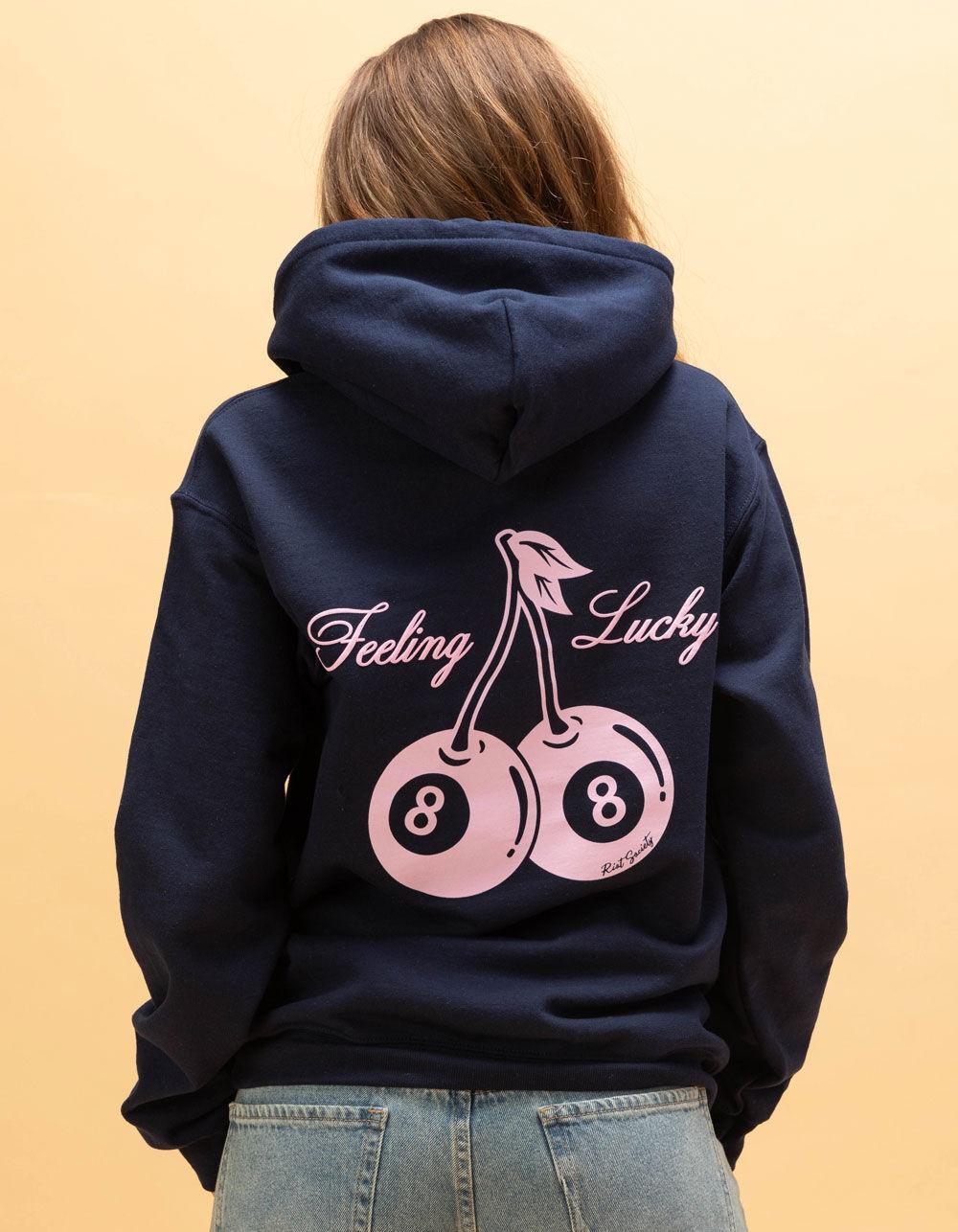 RIOT SOCIETY Feeling Lucky Womens Hoodie Product Image