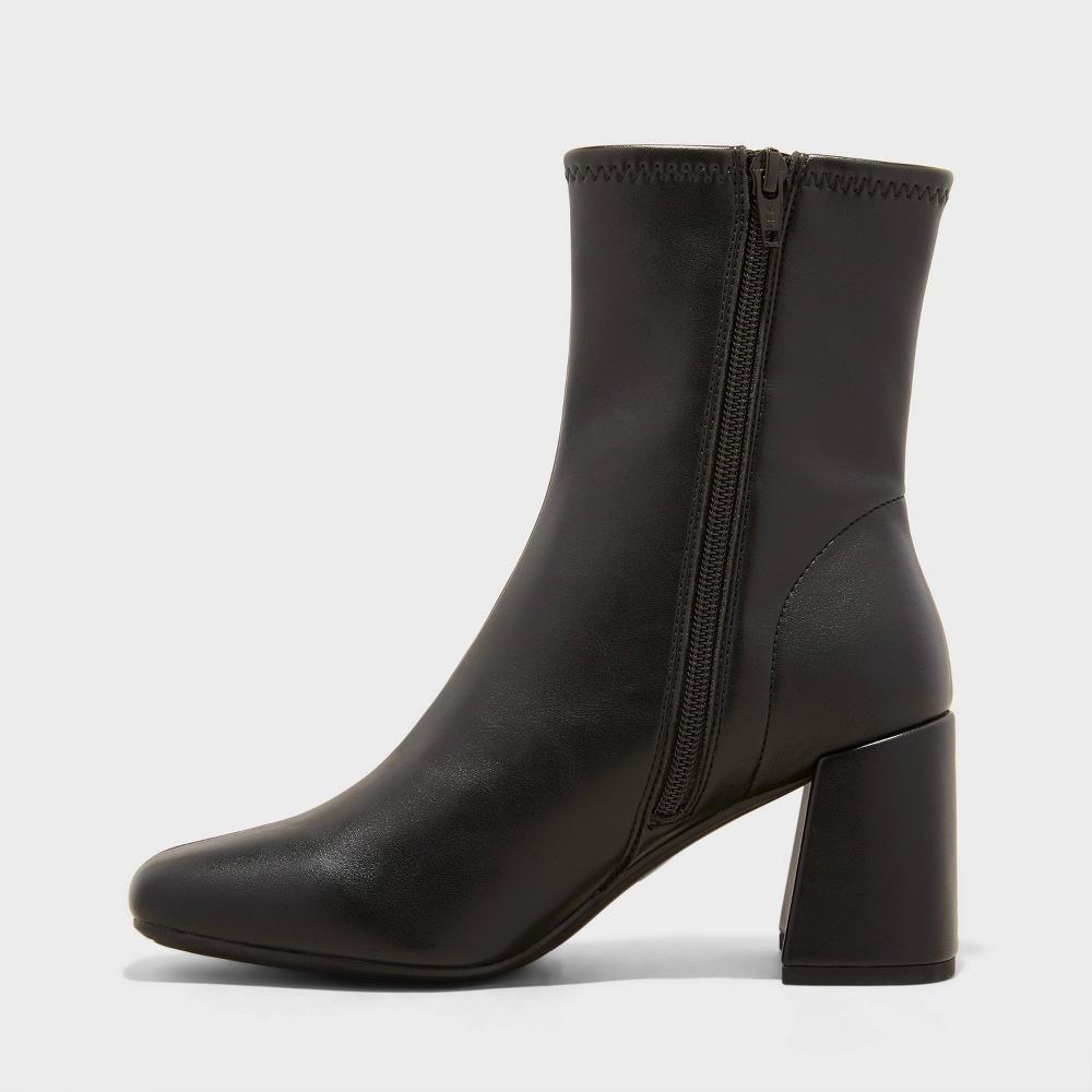 Women's Pippa Stretch Ankle Boots - A New Day™ Product Image