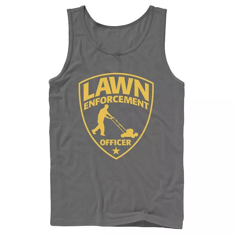 Men's Lawn Enforcement Officer Dad Father's Day Tank Top,  Product Image