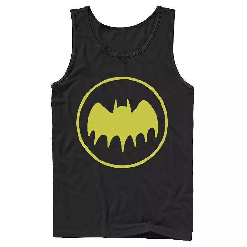 Men's DC Comics Batman Hand Drawn Logo Tank Top,  Product Image