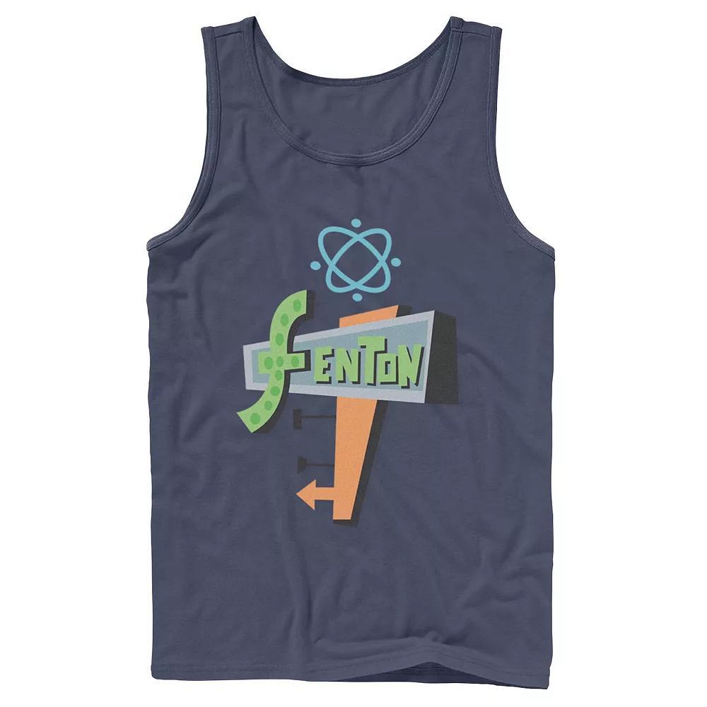 Mens Nickelodeon Danny Phantom Fenton Science Logo Tank Top, Men's,  Product Image