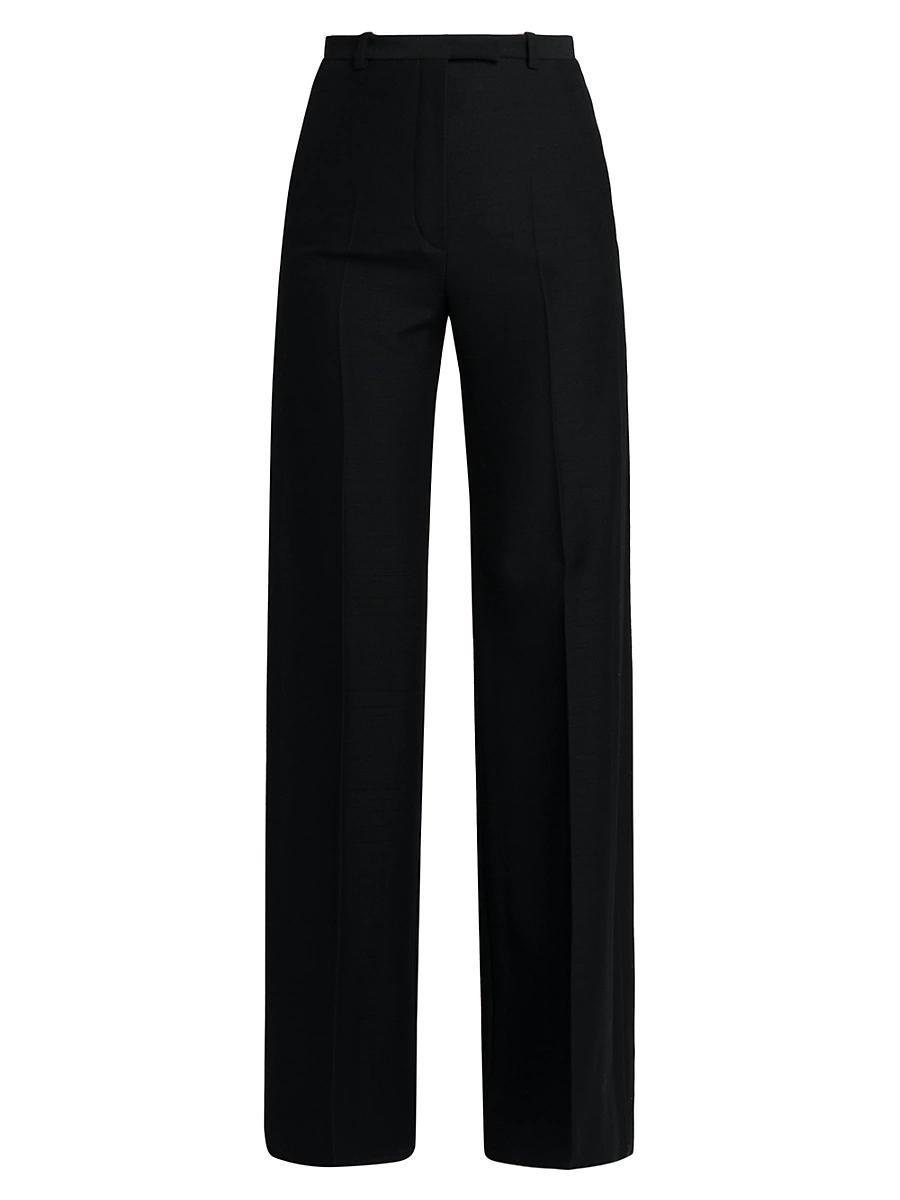 Womens Emmit Wool Straight-Leg Pants Product Image