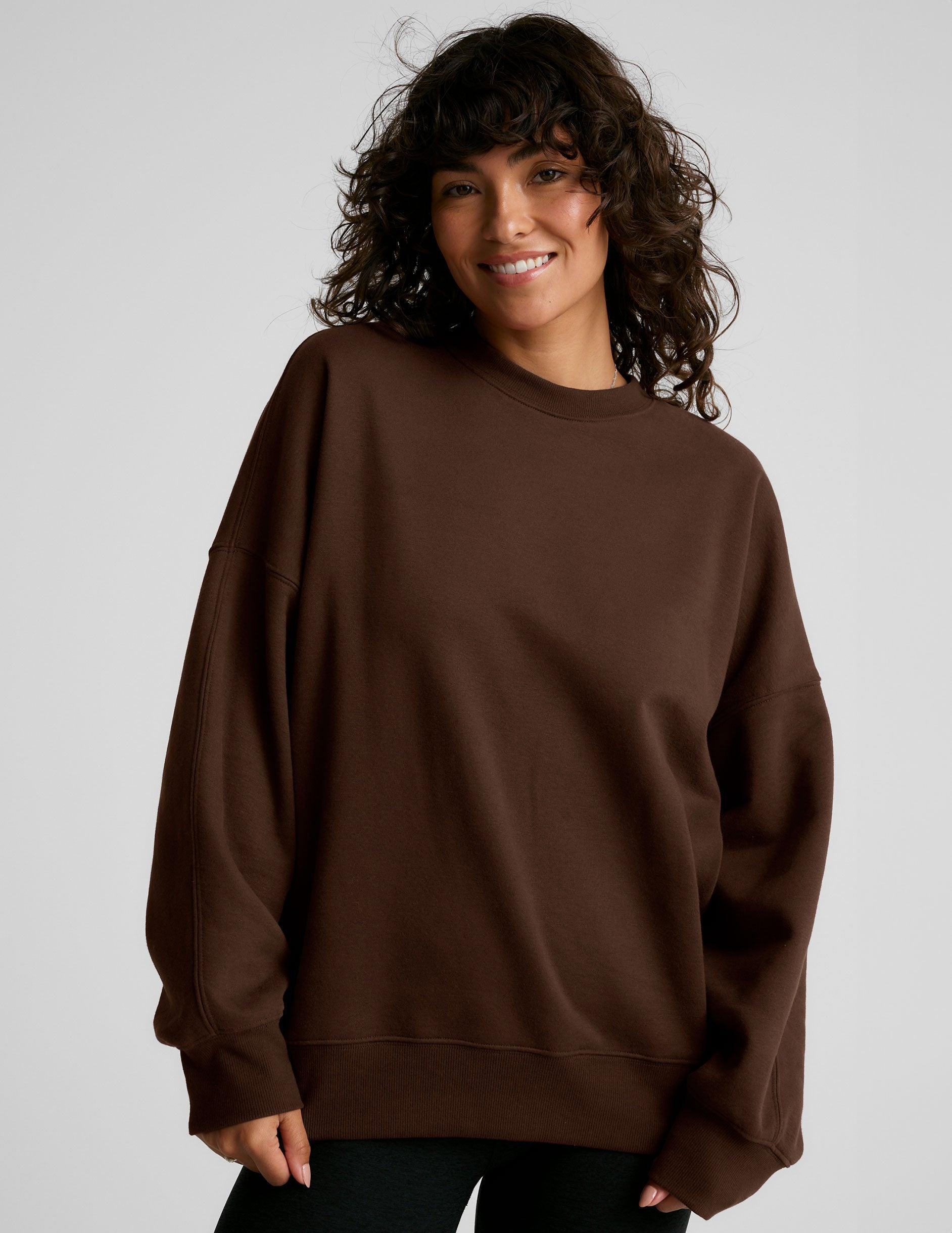 LuxeFleece Oversized Sweatshirt Product Image