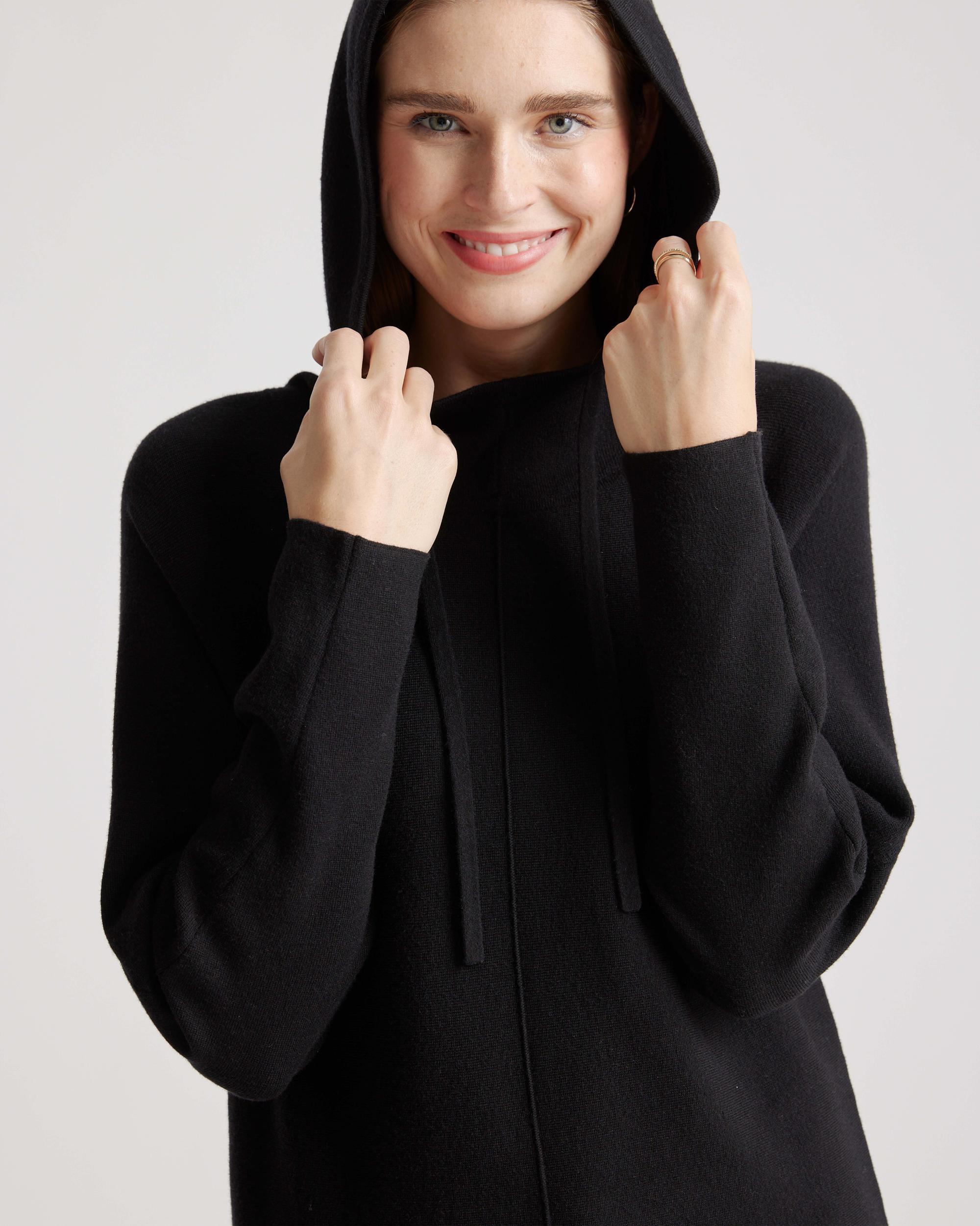 Quince | Women's Eco-Knit Milano Stitch Pullover Hoodie Viscose Product Image