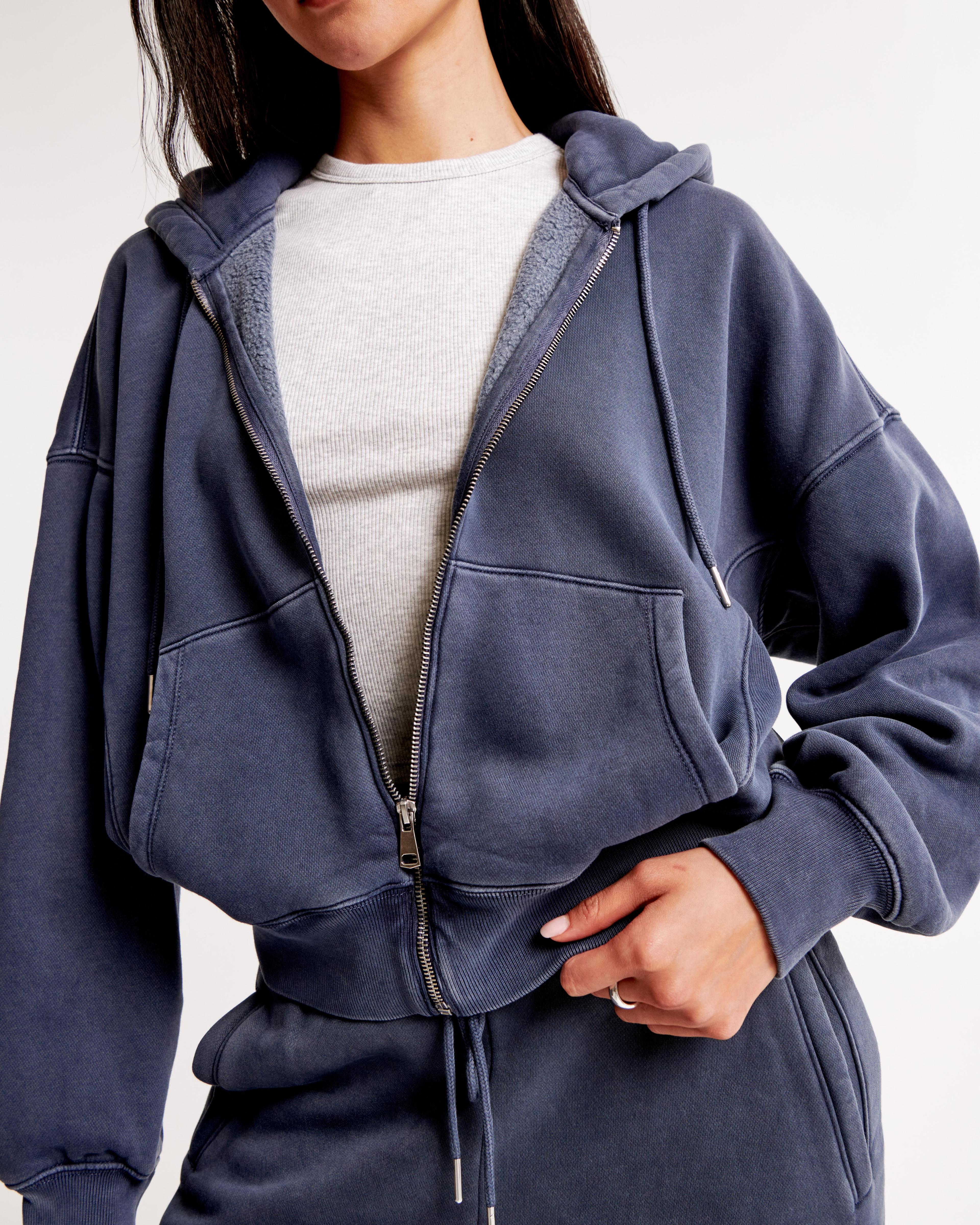 Essential Ribbed Sunday Hooded Full-Zip Product Image