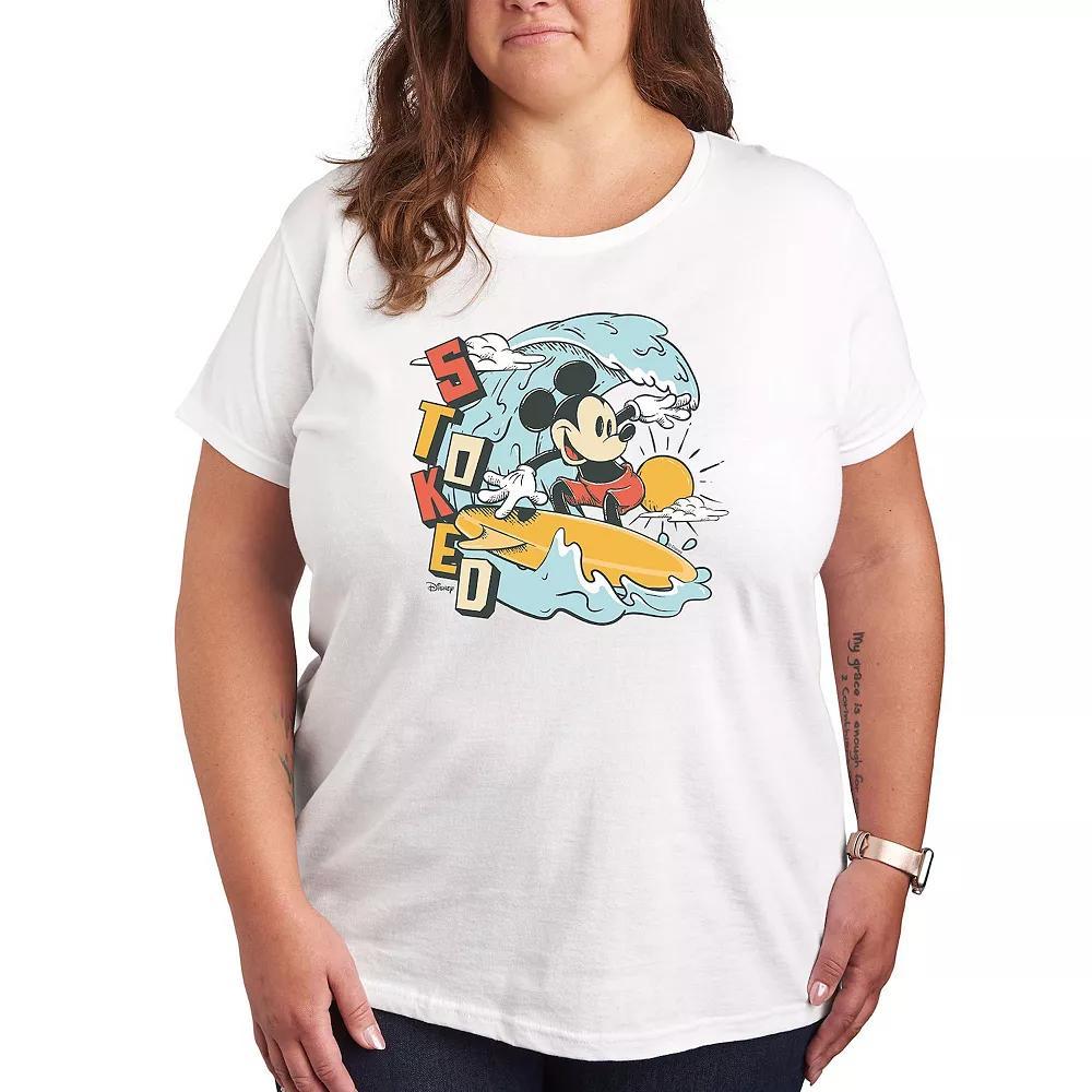 Disney's Mickey Mouse Plus Stoked Graphic Tee, Women's,  Product Image