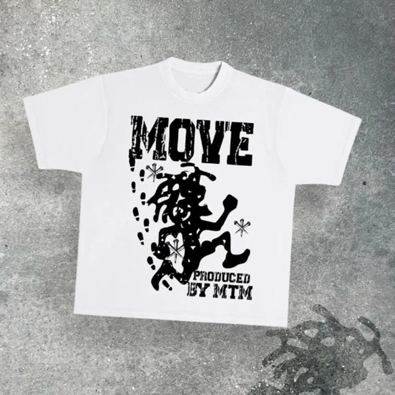 Sopula Just Move Art Graphic Cotton T-Shirt Product Image