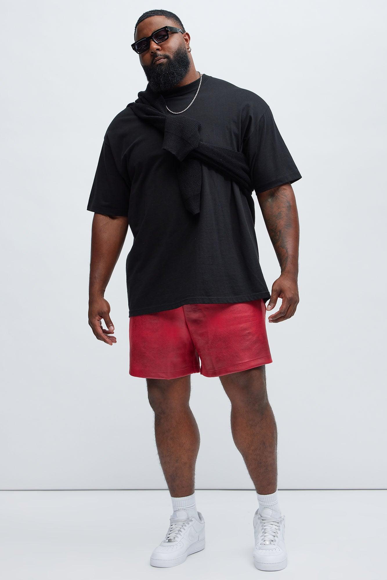 Scorched Relaxed Shorts - Red Product Image