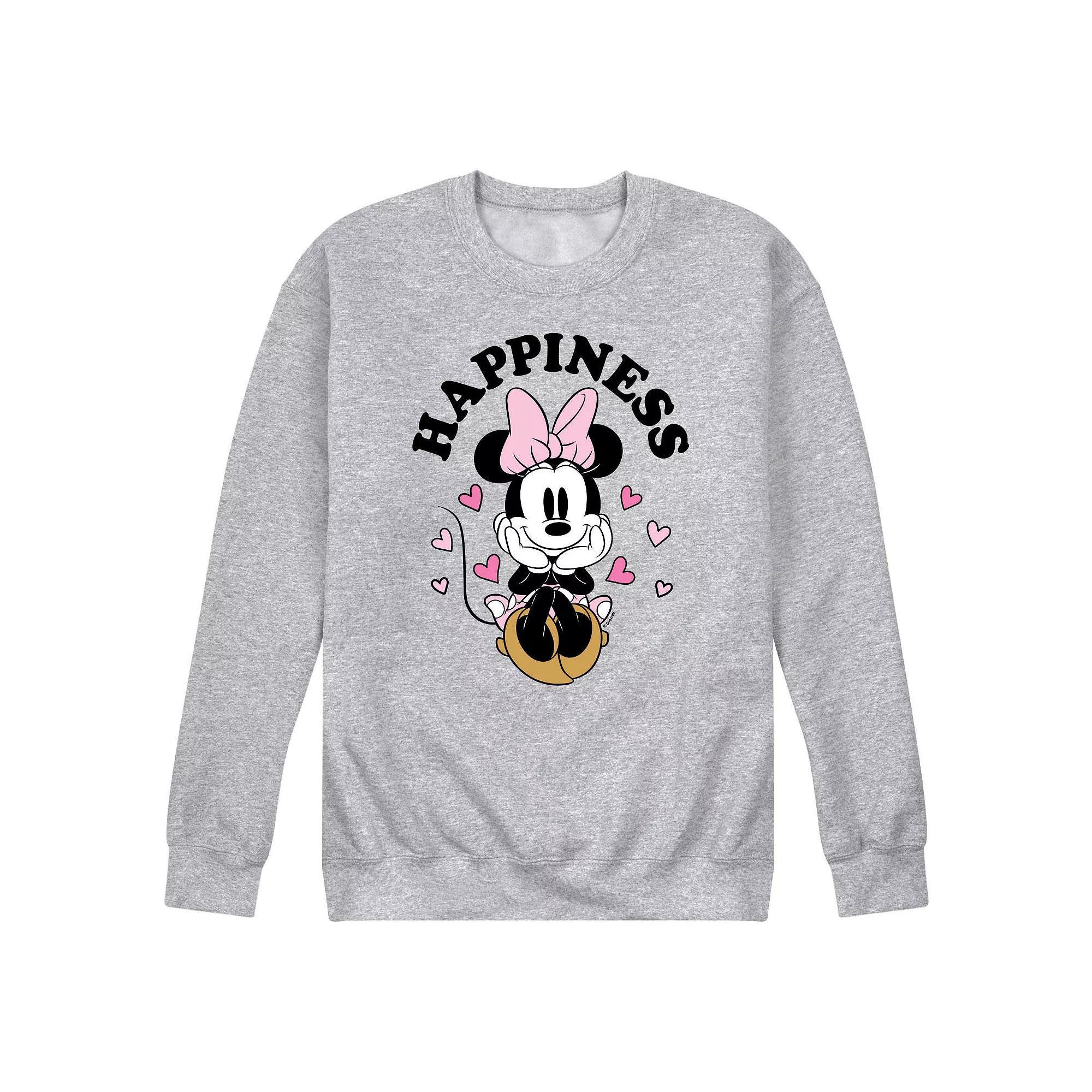 Disney's Minnie Mouse Men's Happiness Fleece Sweatshirt,  Product Image