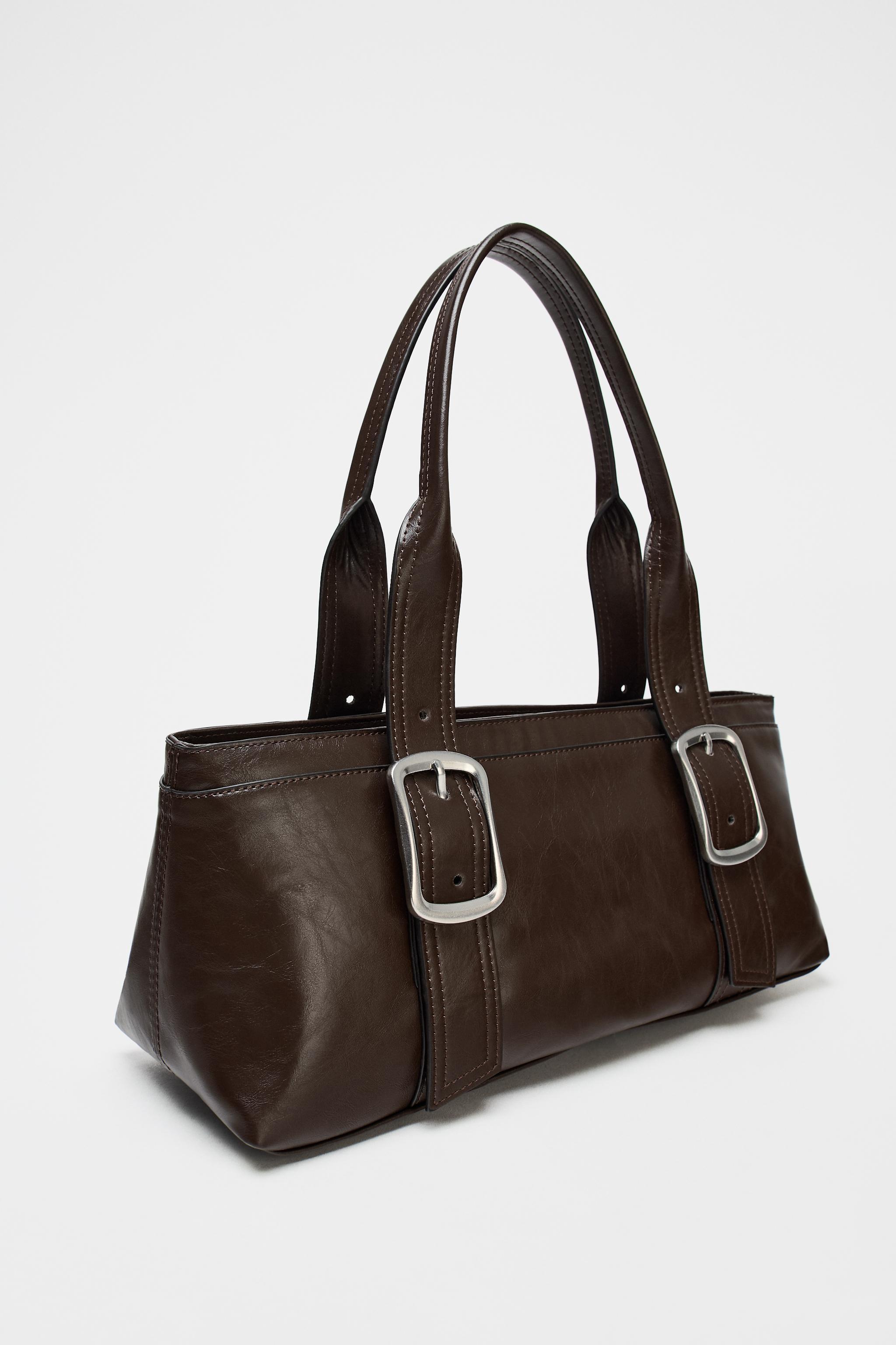 ELONGATED CITY BAG WITH BUCKLES Product Image