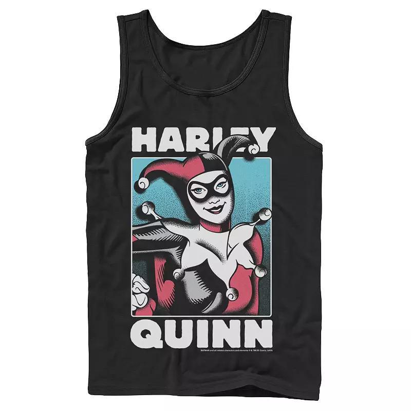 Mens DC Comics Harley Quinn Portrait Tank Top Product Image