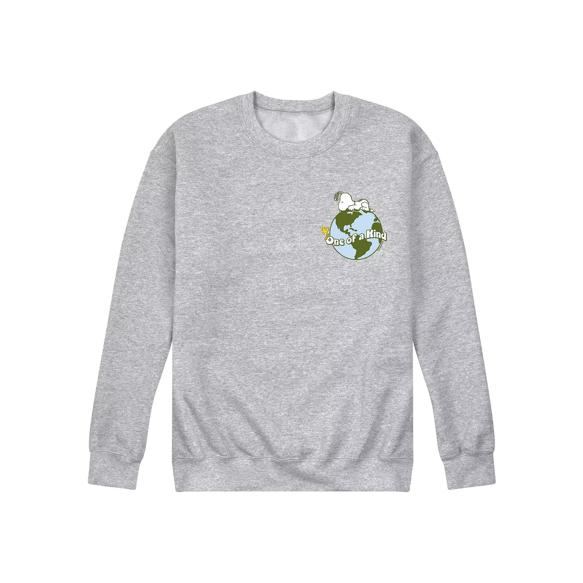 Men's Peanuts One Of Kind Earth Sweatshirt,  Product Image