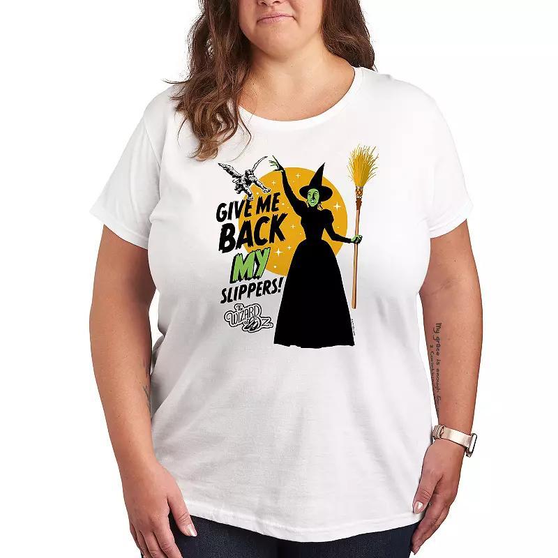 Plus The Wizard Of Oz Slippers Graphic Tee, Women's,  Product Image