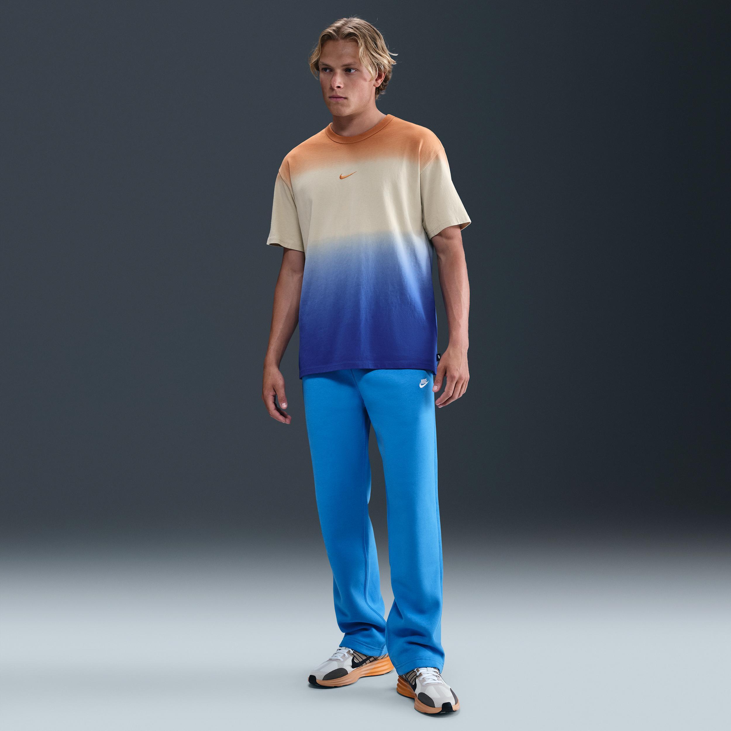 Nike Mens Club Open-Hem Fleece Pants | FN3730-435 Product Image