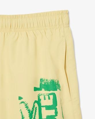 Long Branded Swim Trunks Product Image
