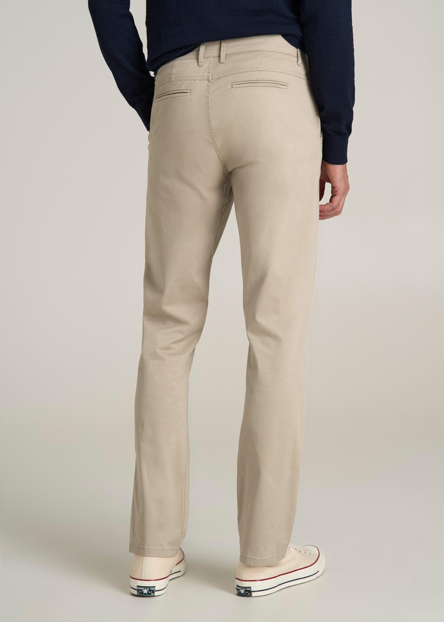 J1 STRAIGHT Leg Chinos for Tall Men in Desert Khaki Male Product Image