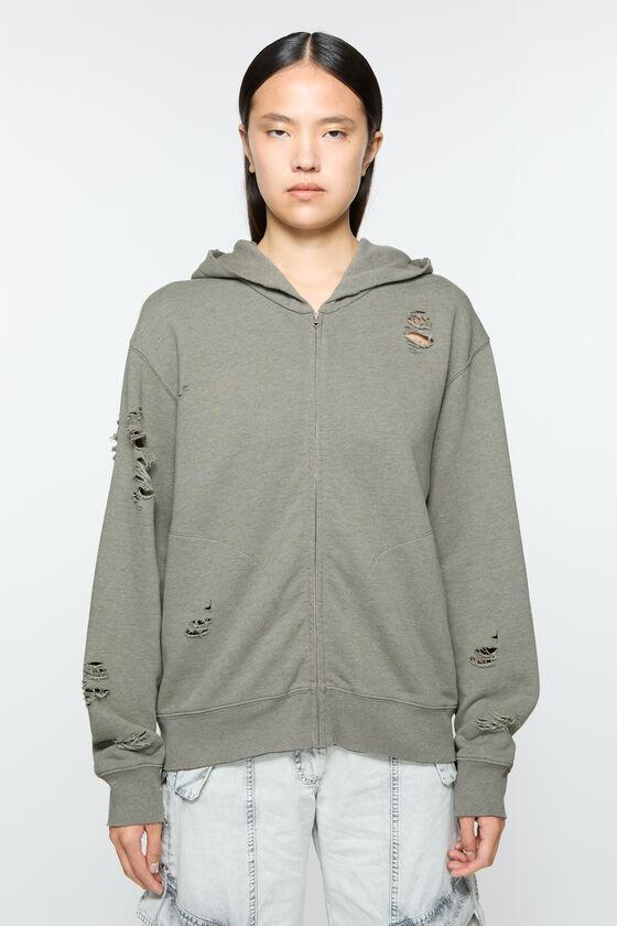 Hooded zipper sweater Product Image