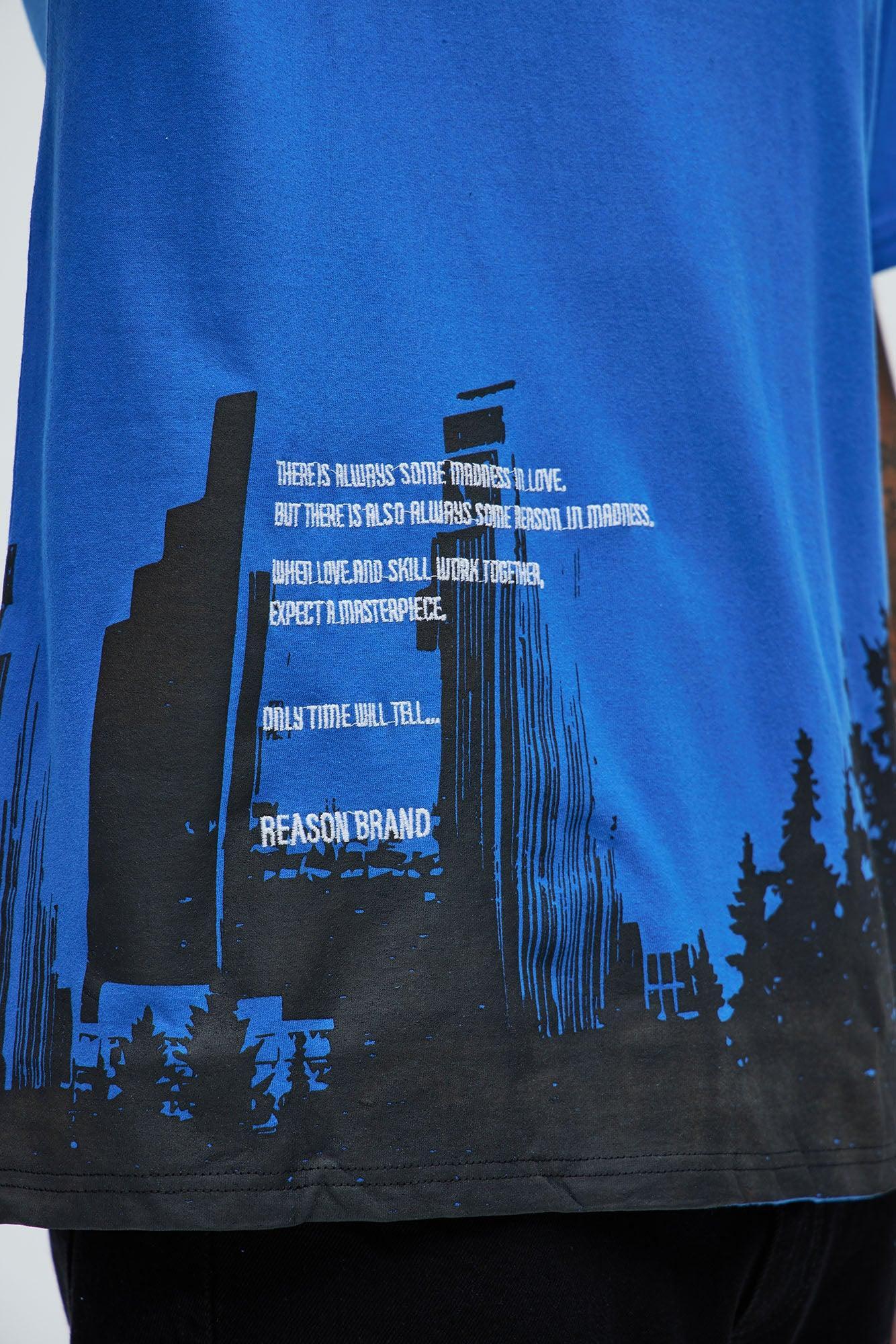 Work Together Short Sleeve Tee - Blue Product Image