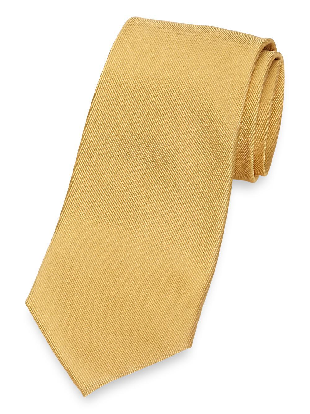 Solid Twill Woven Silk Tie - Pink Product Image