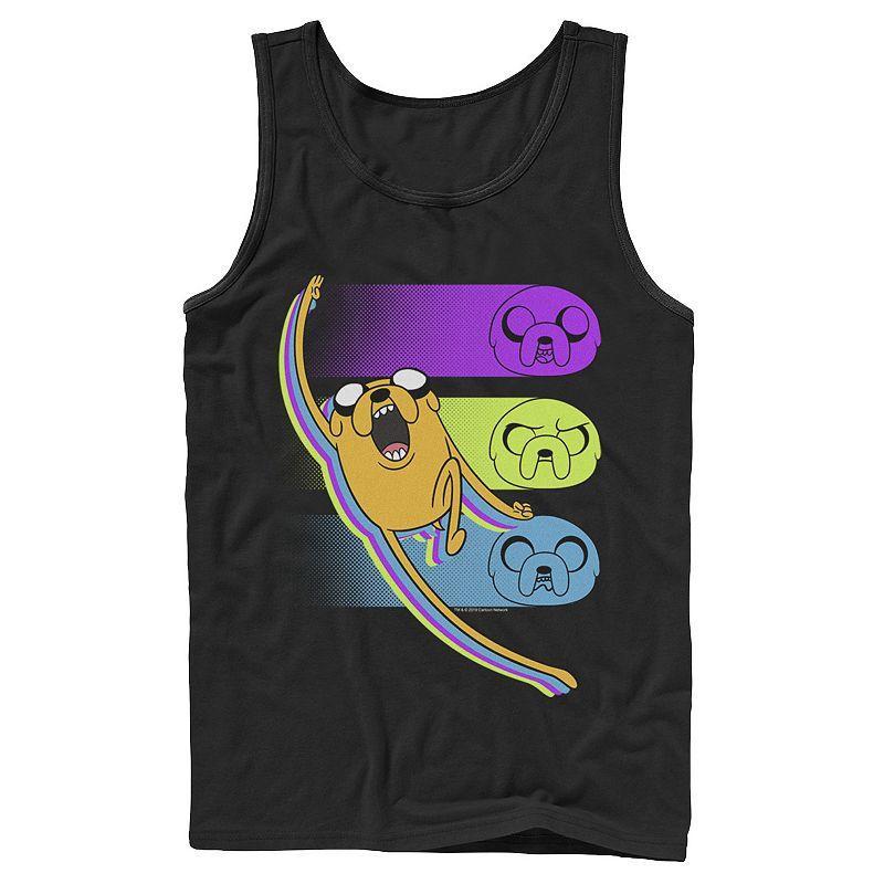 Men's Cartoon Network Adventure Time Jake Emotions Tank Top, Size: XL, Athletic Grey Product Image