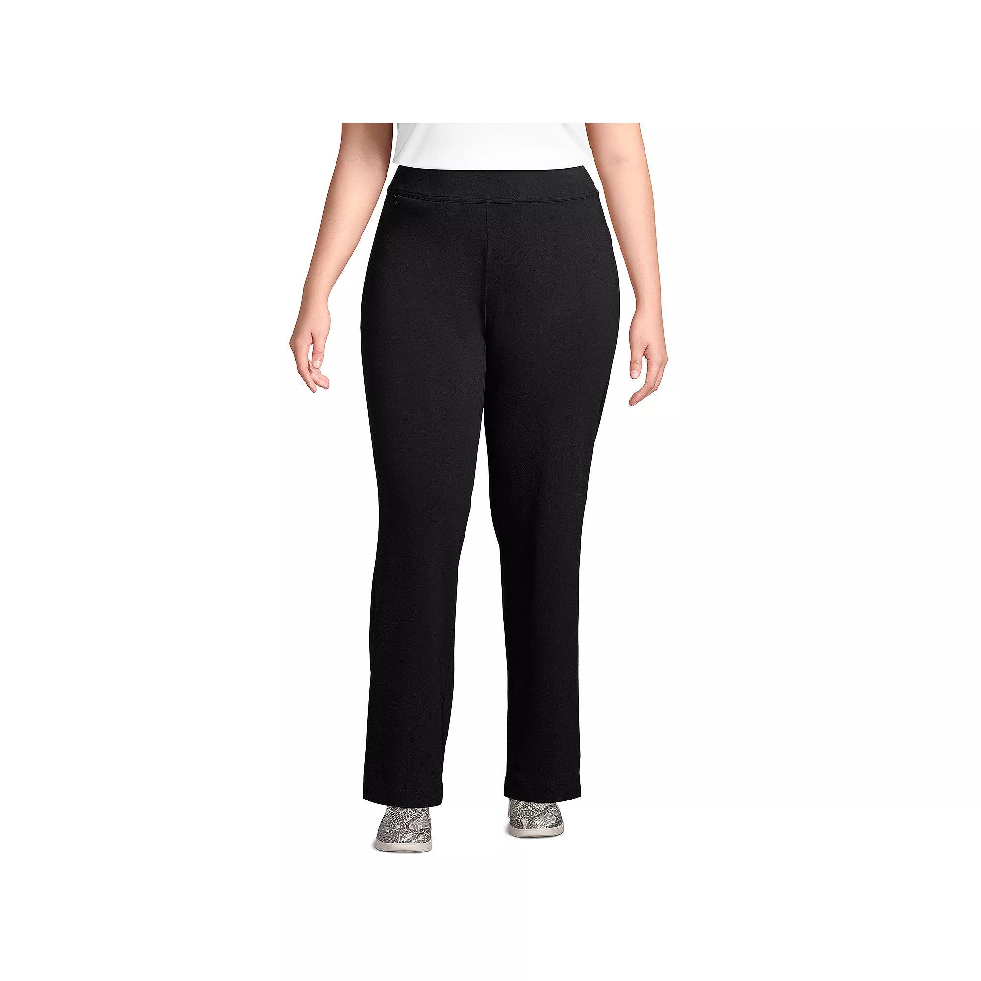 Women's Lands' End Starfish Straight-Leg Pull-On Pants,  Product Image