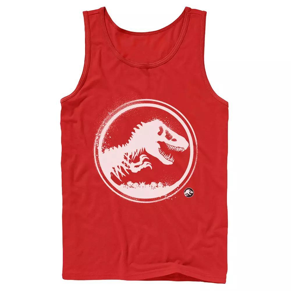 Men's Jurassic World: Fallen Kingdom Paint Splatter Logo Tank Top,  Product Image
