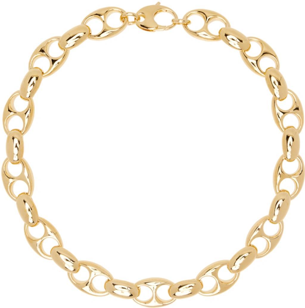 SOPHIE BUHAI Gold Large Barbara Chain Necklace In 18k Gold Verm Product Image