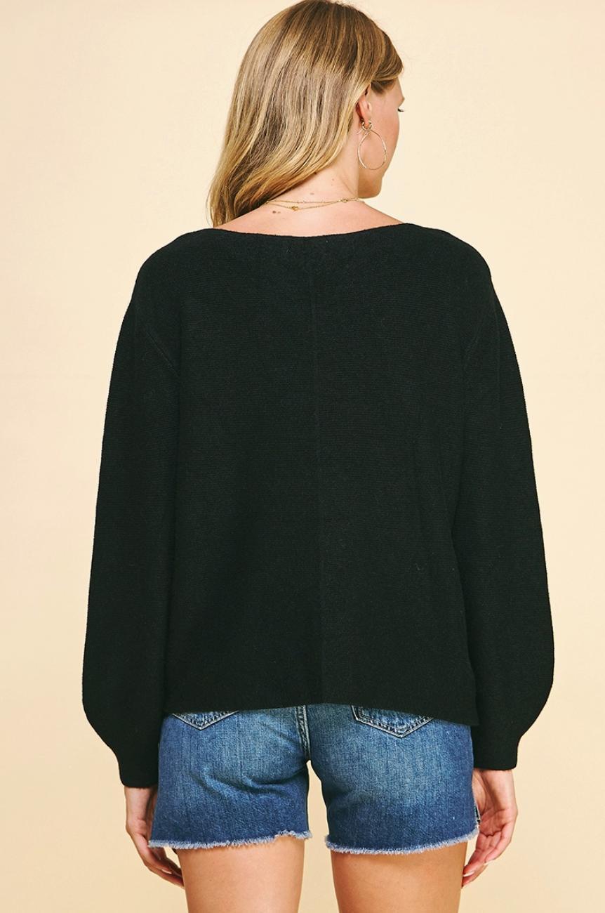 Ribbed Pullover Sweater Product Image