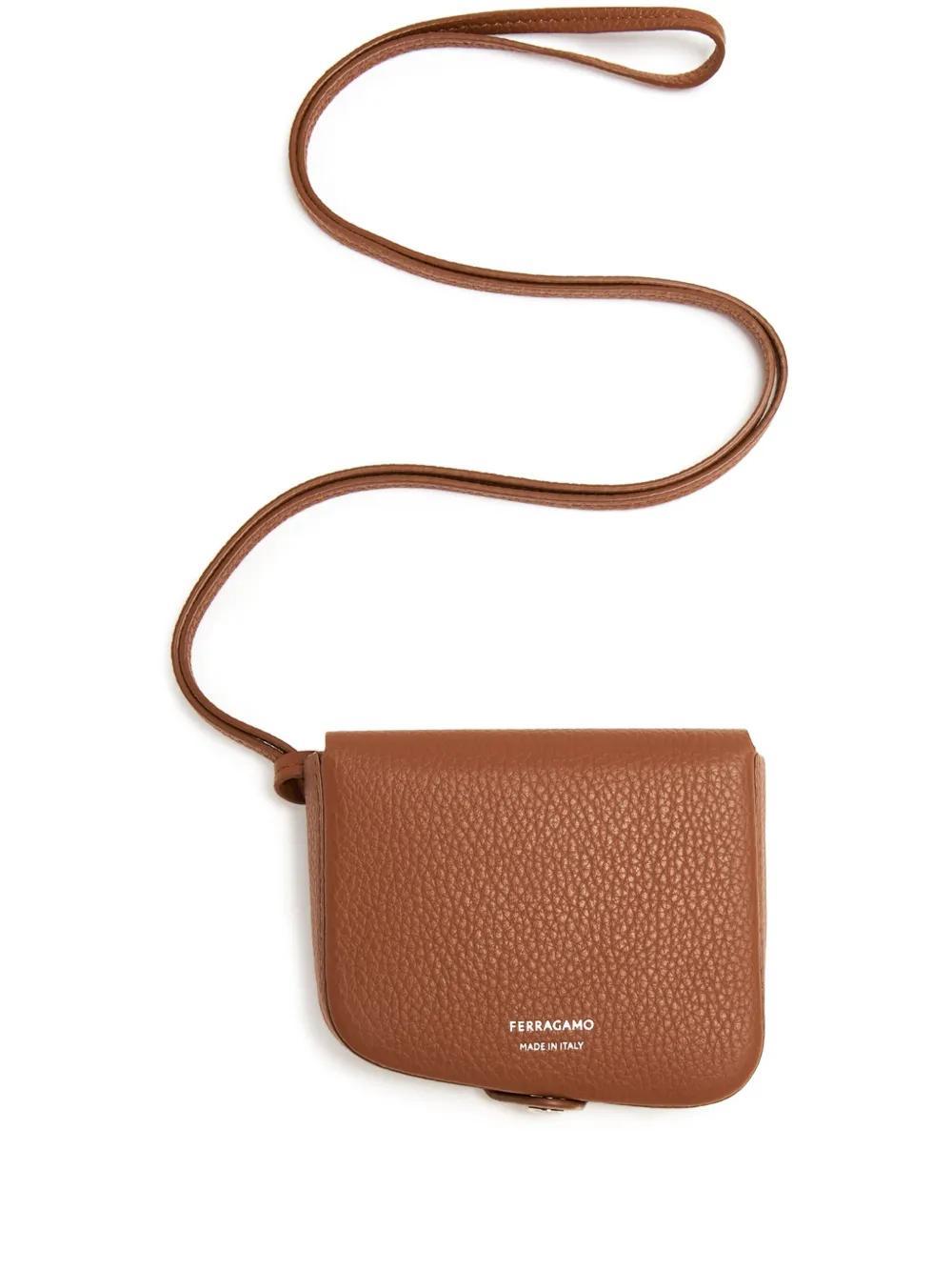 FERRAGAMO Fiamma Wallet In Brown Product Image