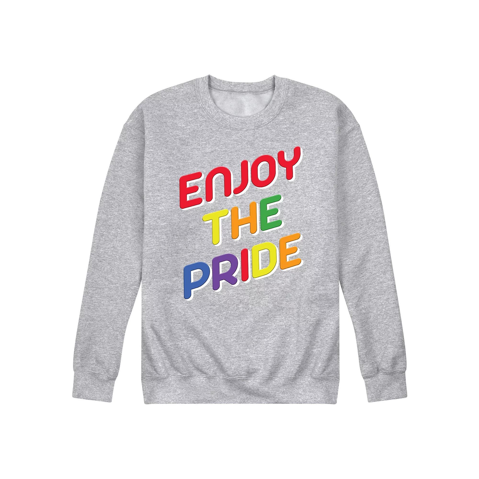 Men's Enjoy The Pride Fleece Sweatshirt,  Product Image