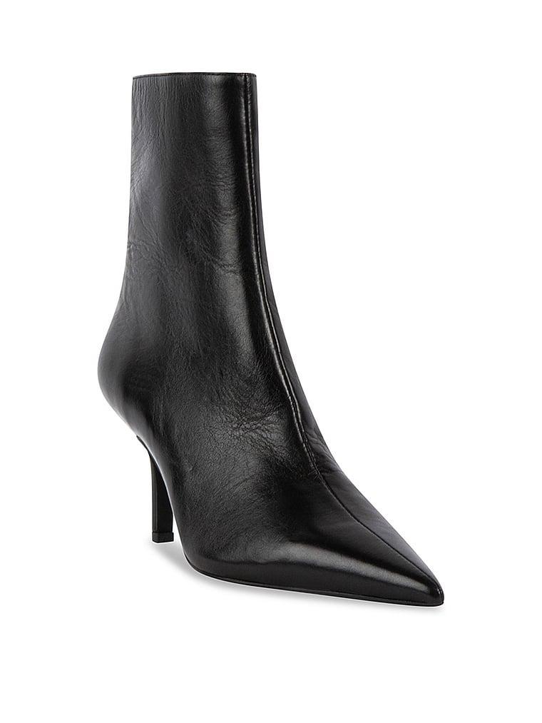 Alston Black Leather Booties Product Image