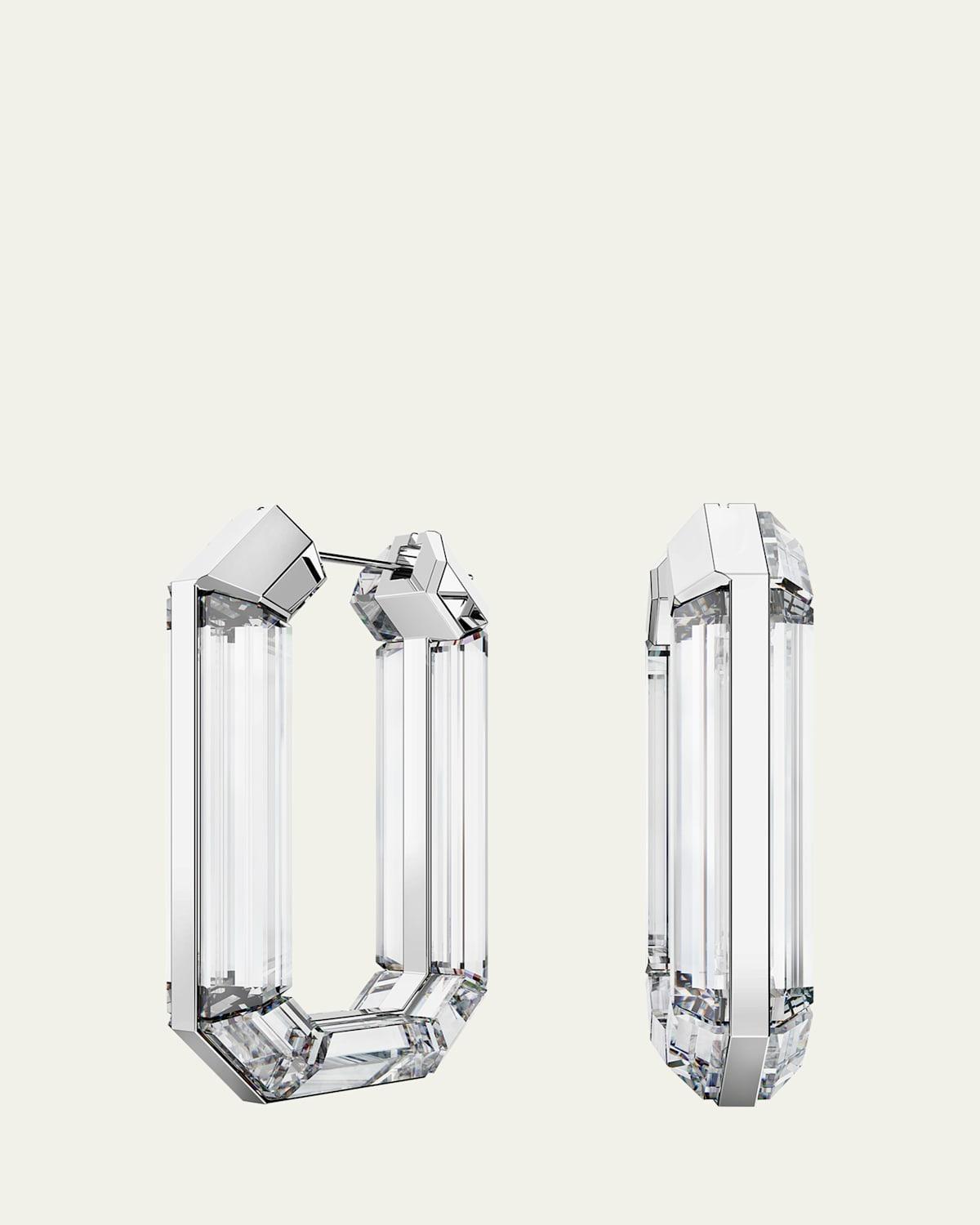 Swarovski Lucent Crystal Hoop Earrings Product Image