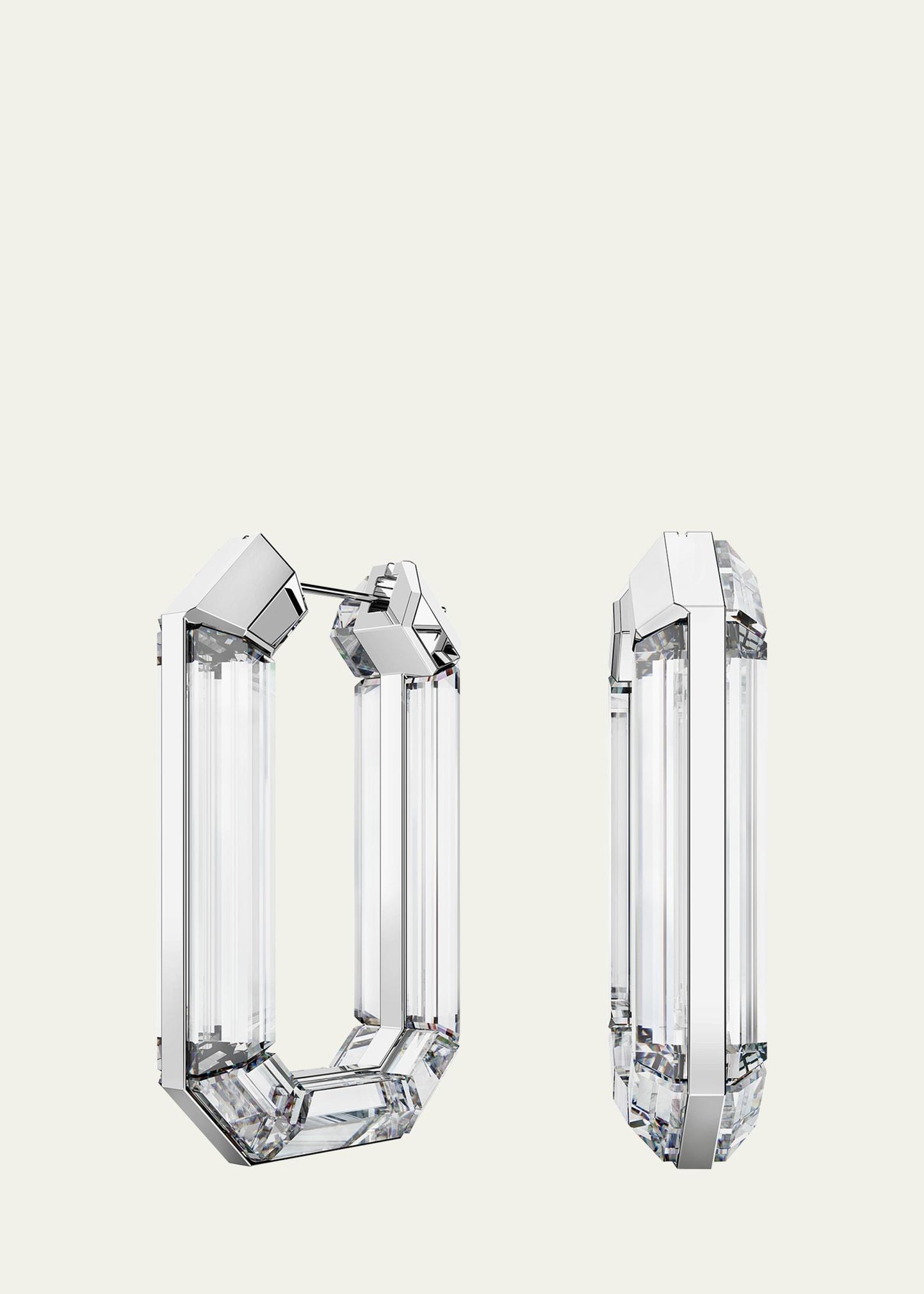 Swarovski Lucent Crystal Hoop Earrings Product Image