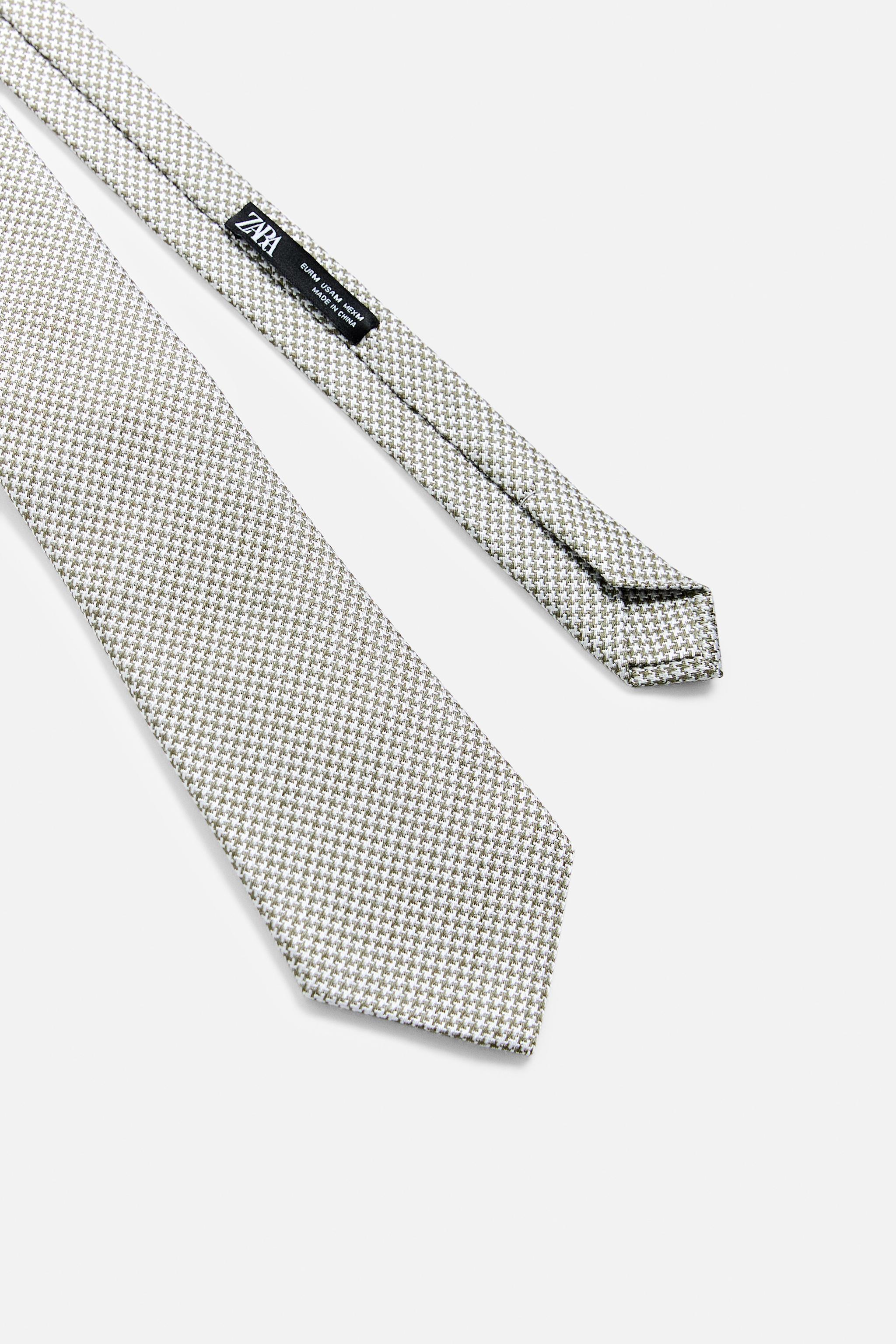 HOUNDSTOOTH SILK - VISCOSE TIE Product Image