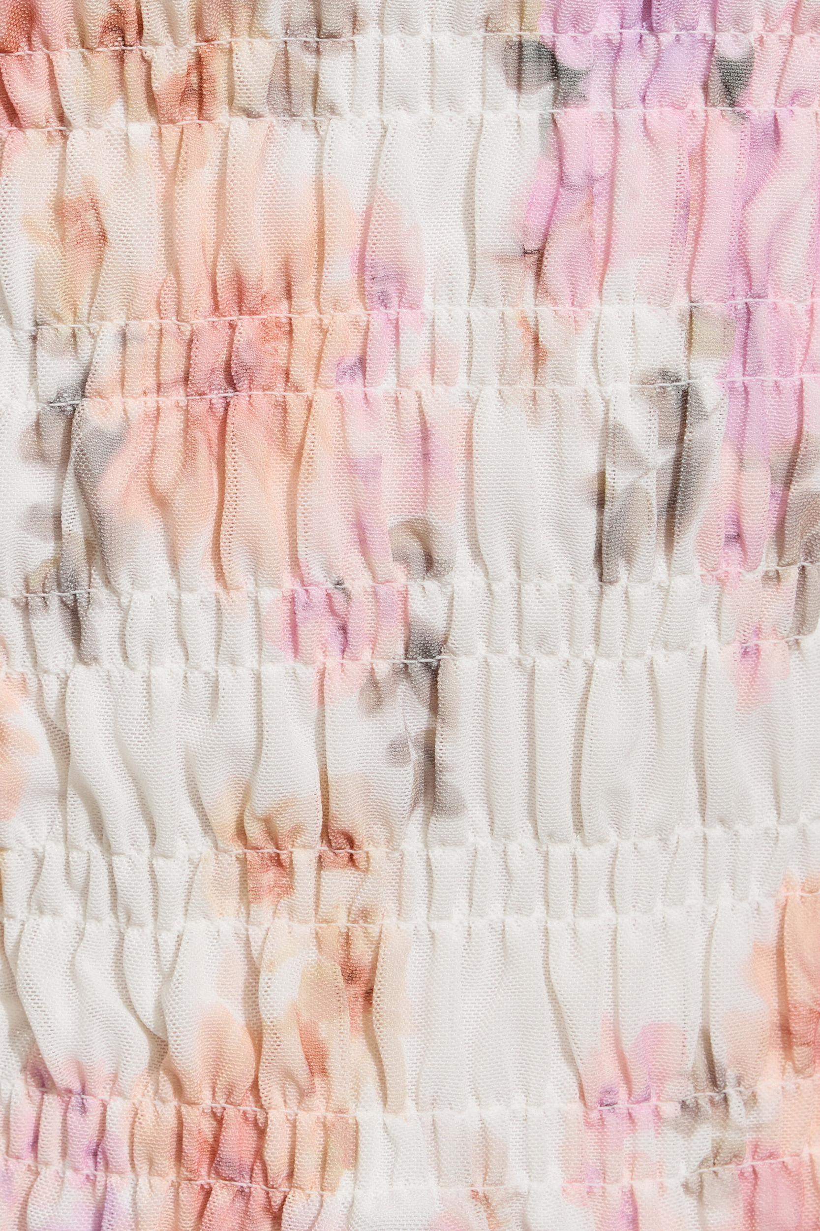 Lace Trim Plunge Halter Top Product Image