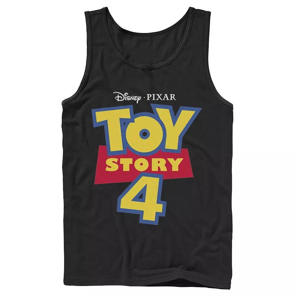 Disney / Pixar's Toy Story 4 Men's Movie Logo Tank Top, Size: XXL, Black Product Image